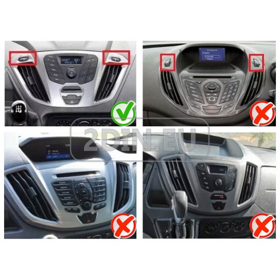 FORD TRANSIT, TRANSIT CUSTOM, TOURNEO - 9" МУЛТИМЕДИЯ / Навигация android 16